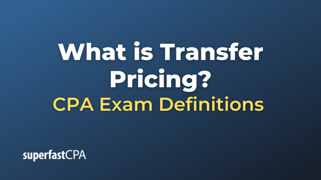Transfer Pricing