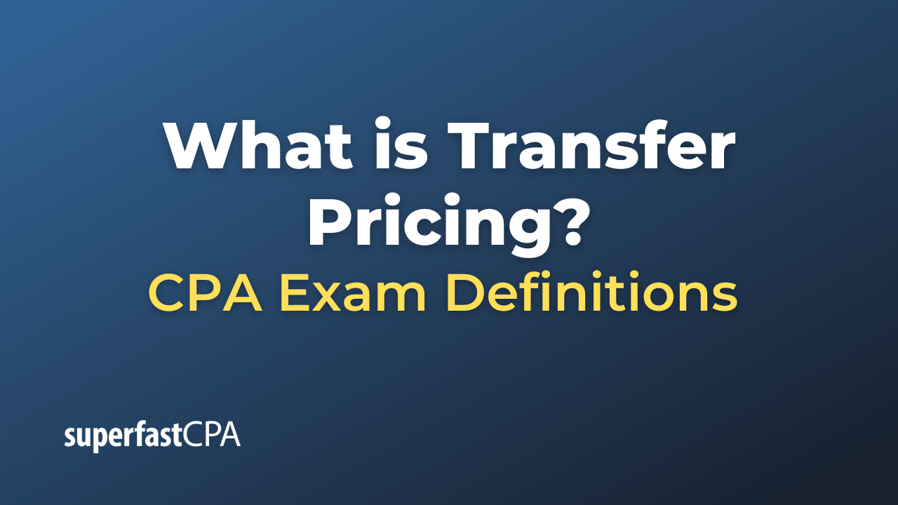 Transfer Pricing