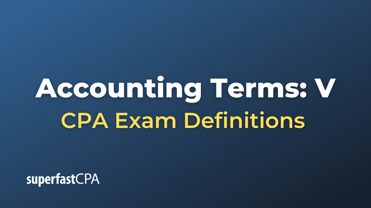 meaning of cost assignment accounting Accounting Terms: V