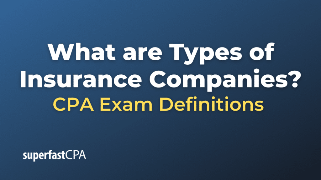 Types of Insurance Companies