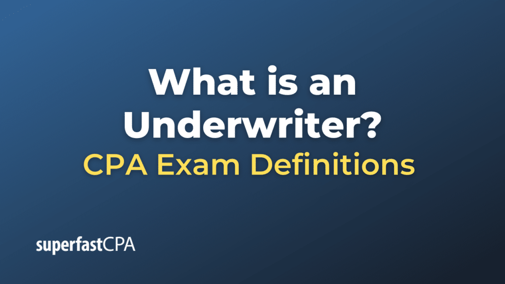 Underwriter