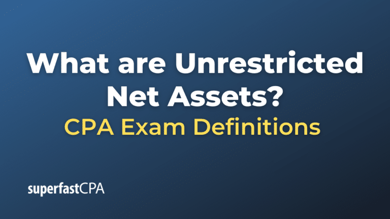 how to calculate unrestricted net assets