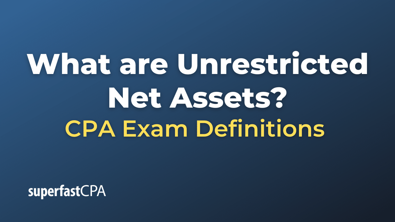 Unrestricted Net Assets