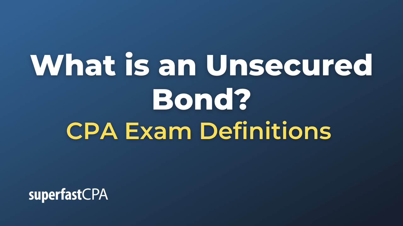 Unsecured Bond