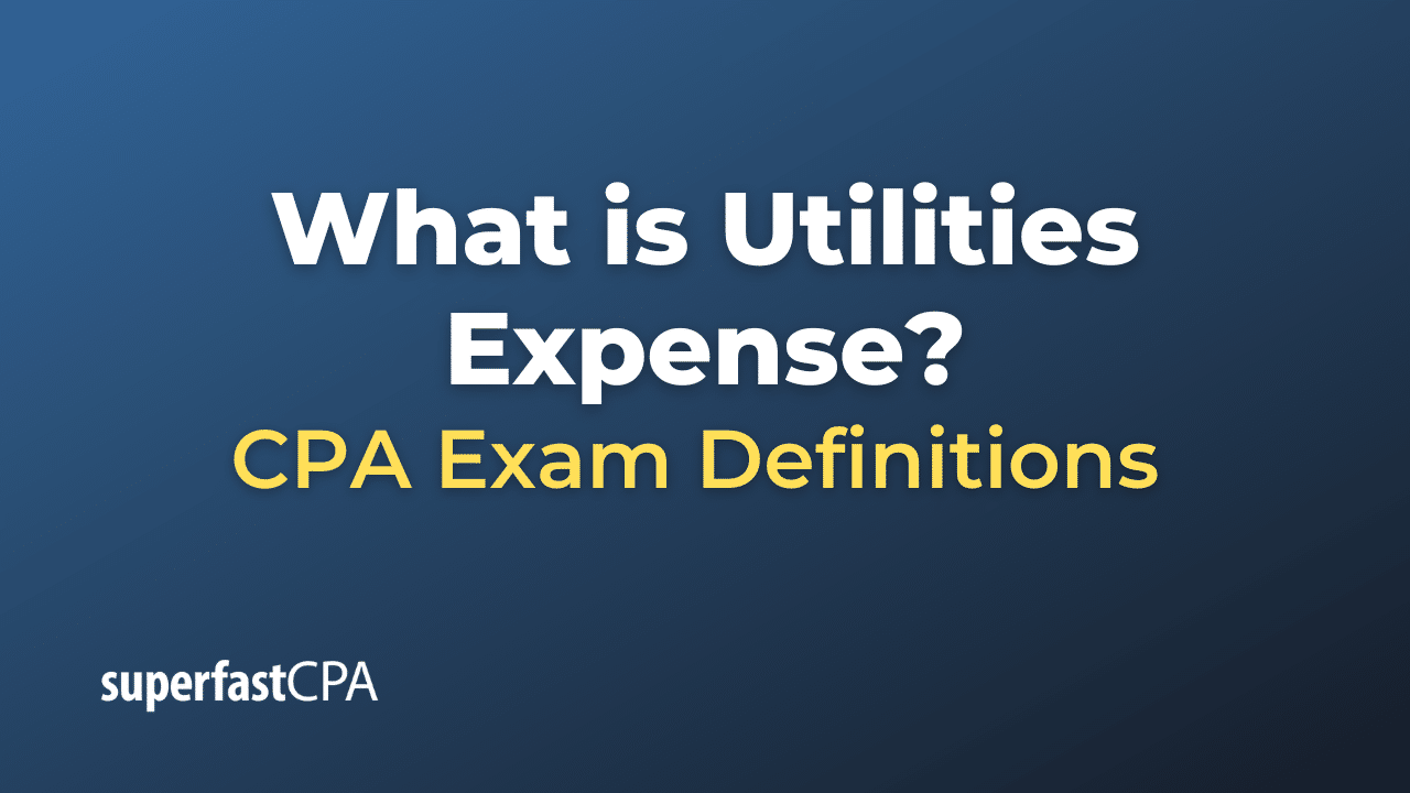 Utilities Expense