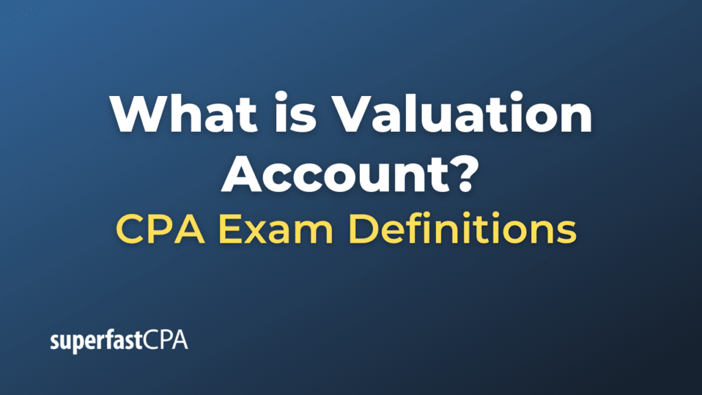Valuation Account