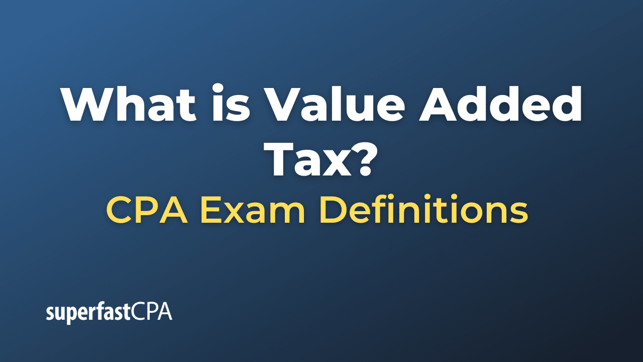 Value Added Tax