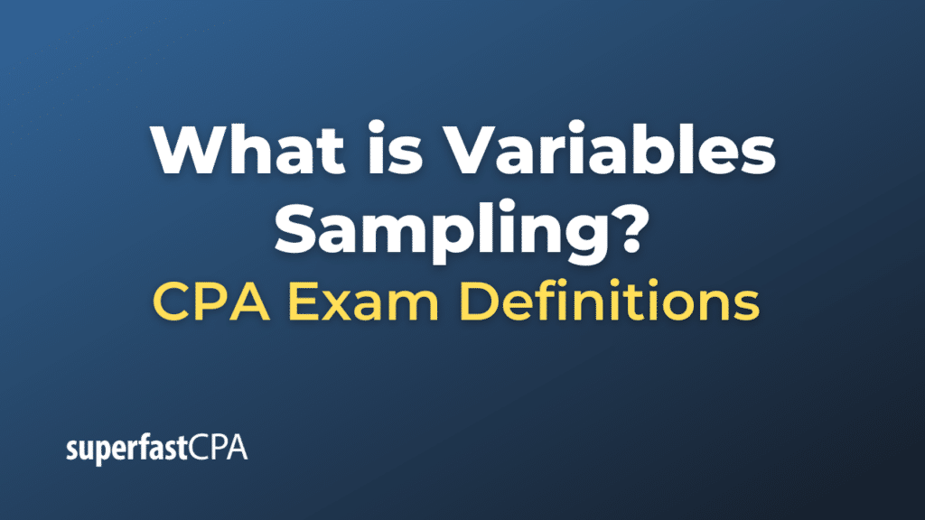 Variables Sampling