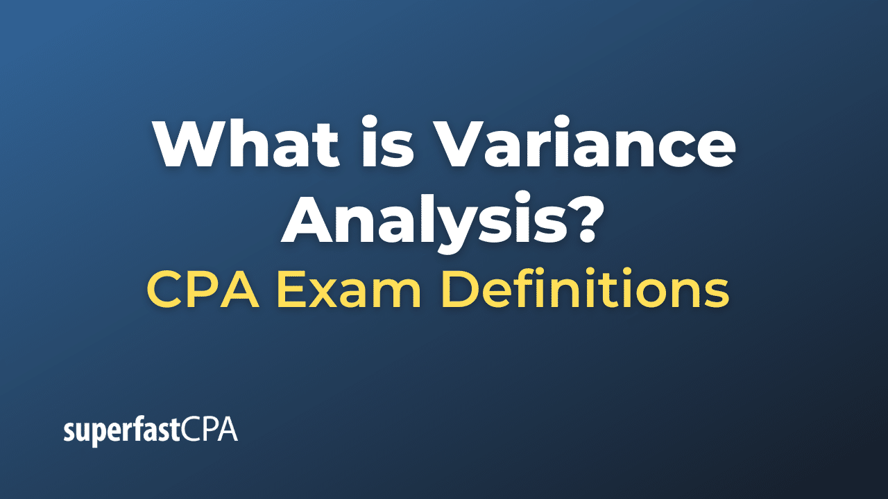 Variance Analysis