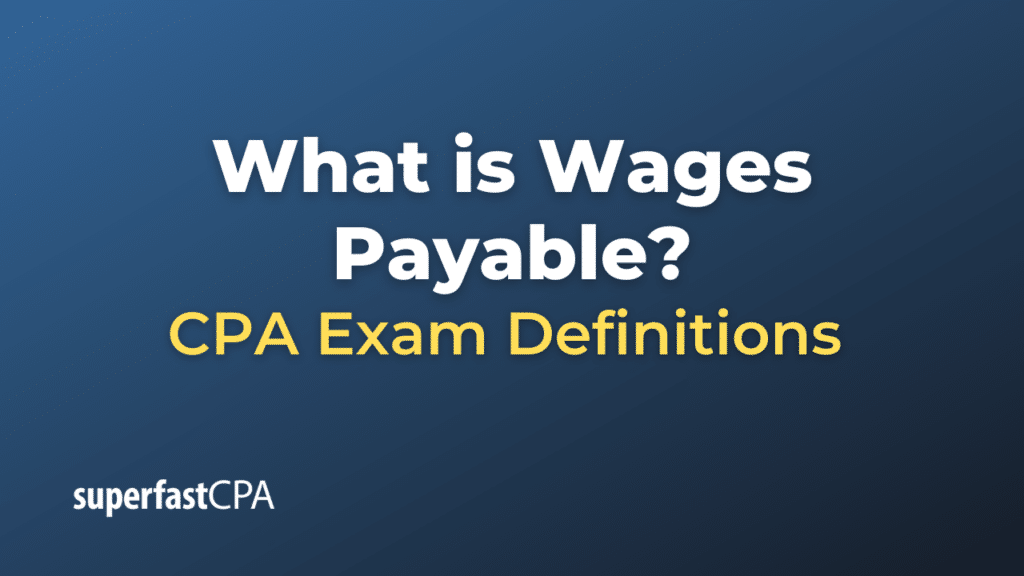 Wages Payable