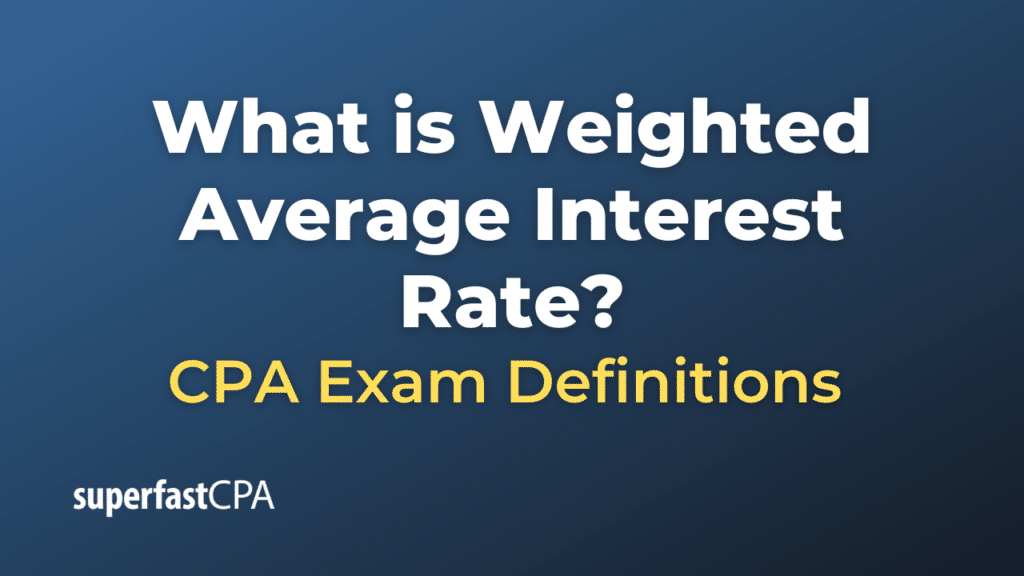 Weighted Average Interest Rate