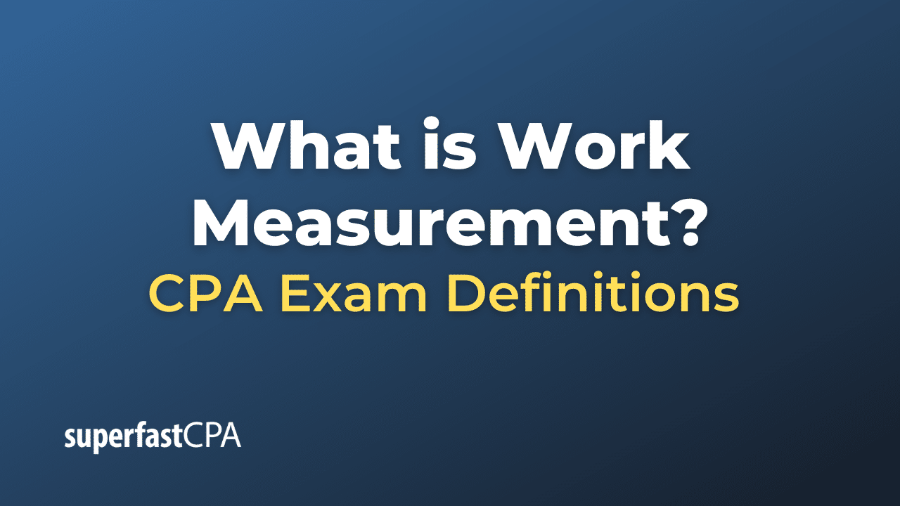 Work Measurement