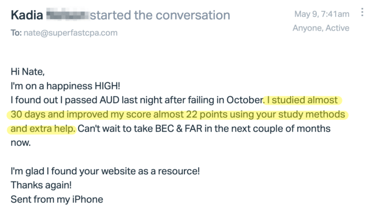 Original SuperfastCPA customer message 134