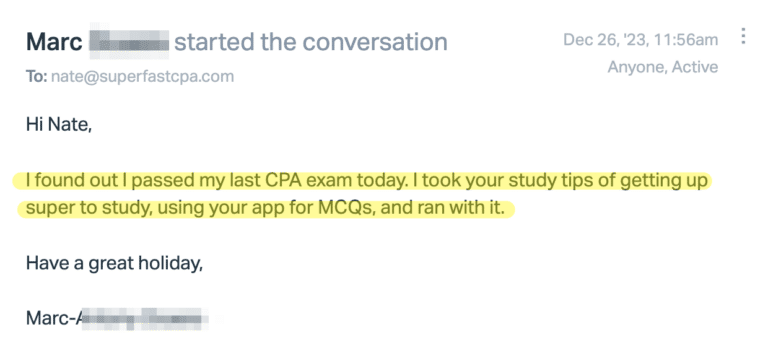 Original SuperfastCPA customer message 114