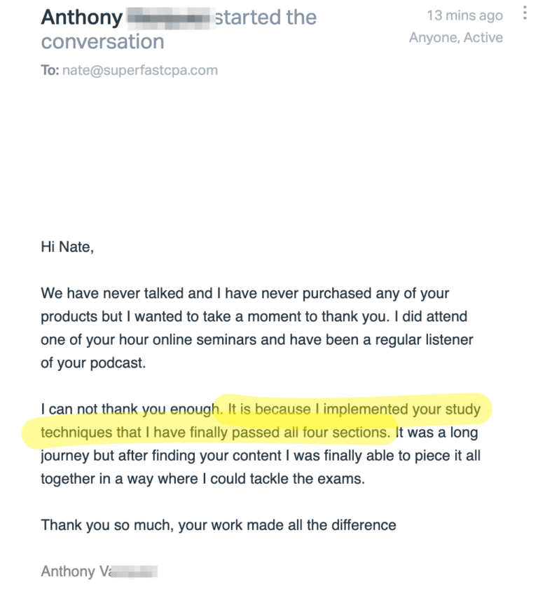 Original SuperfastCPA customer message 184