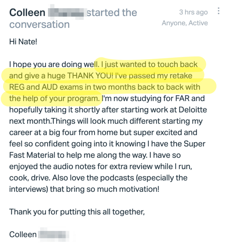 Original SuperfastCPA customer message 223