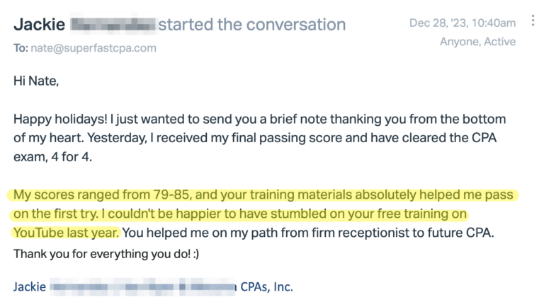 Original SuperfastCPA customer message 335