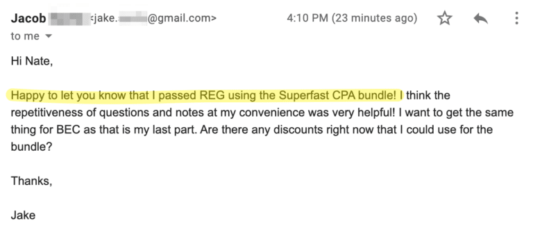 Original SuperfastCPA customer message 421