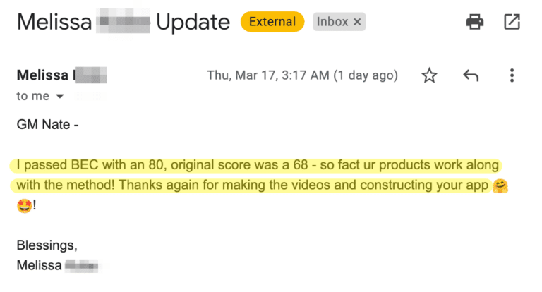 Original SuperfastCPA customer message 171