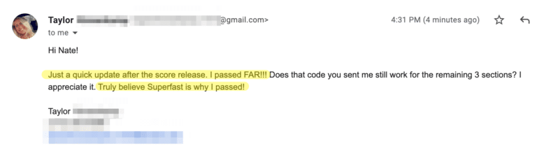 Original SuperfastCPA customer message 437