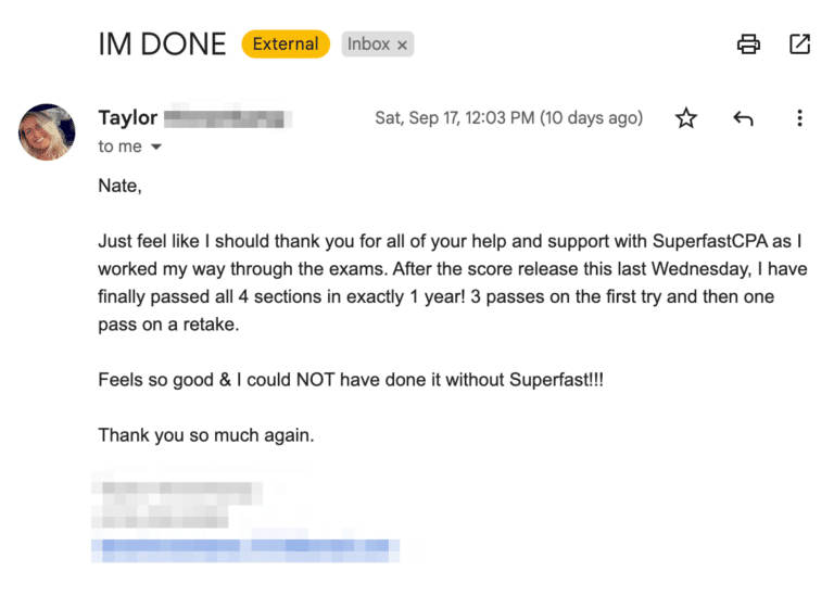 Original SuperfastCPA customer message 403