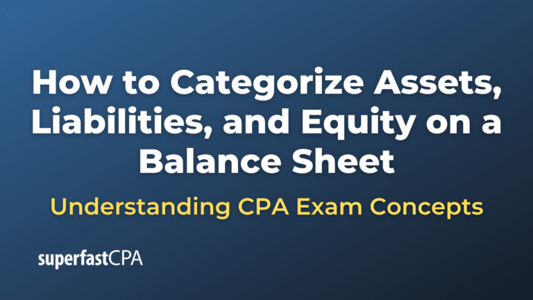How to Categorize Assets, Liabilities, and Equity on a Balance Sheet ...