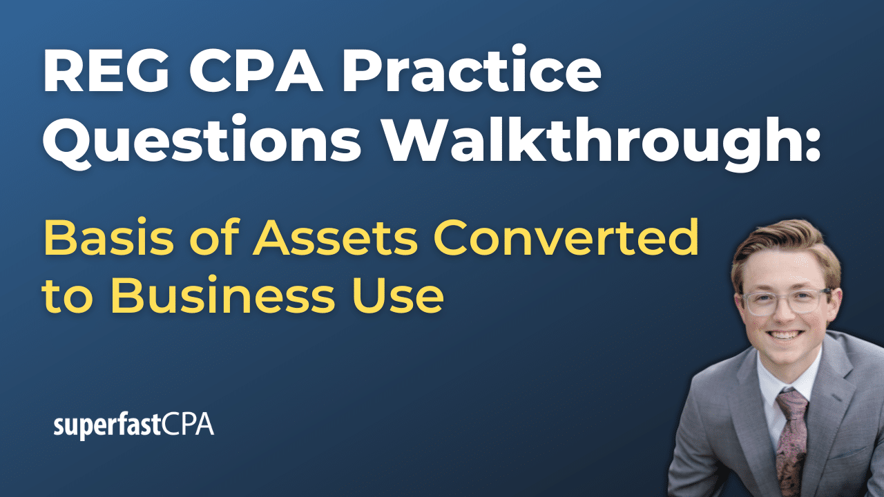 calculate the basis of assets converted to business use