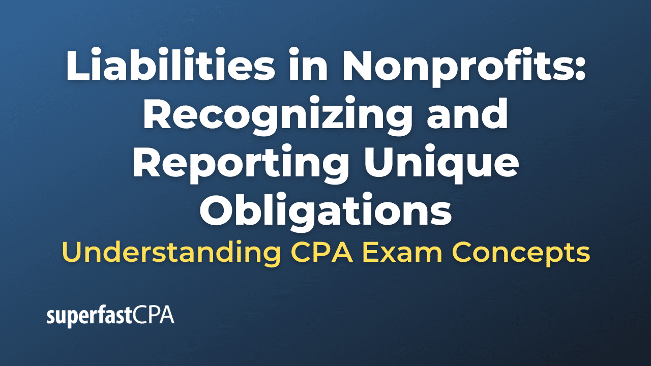 Liabilities in Nonprofits