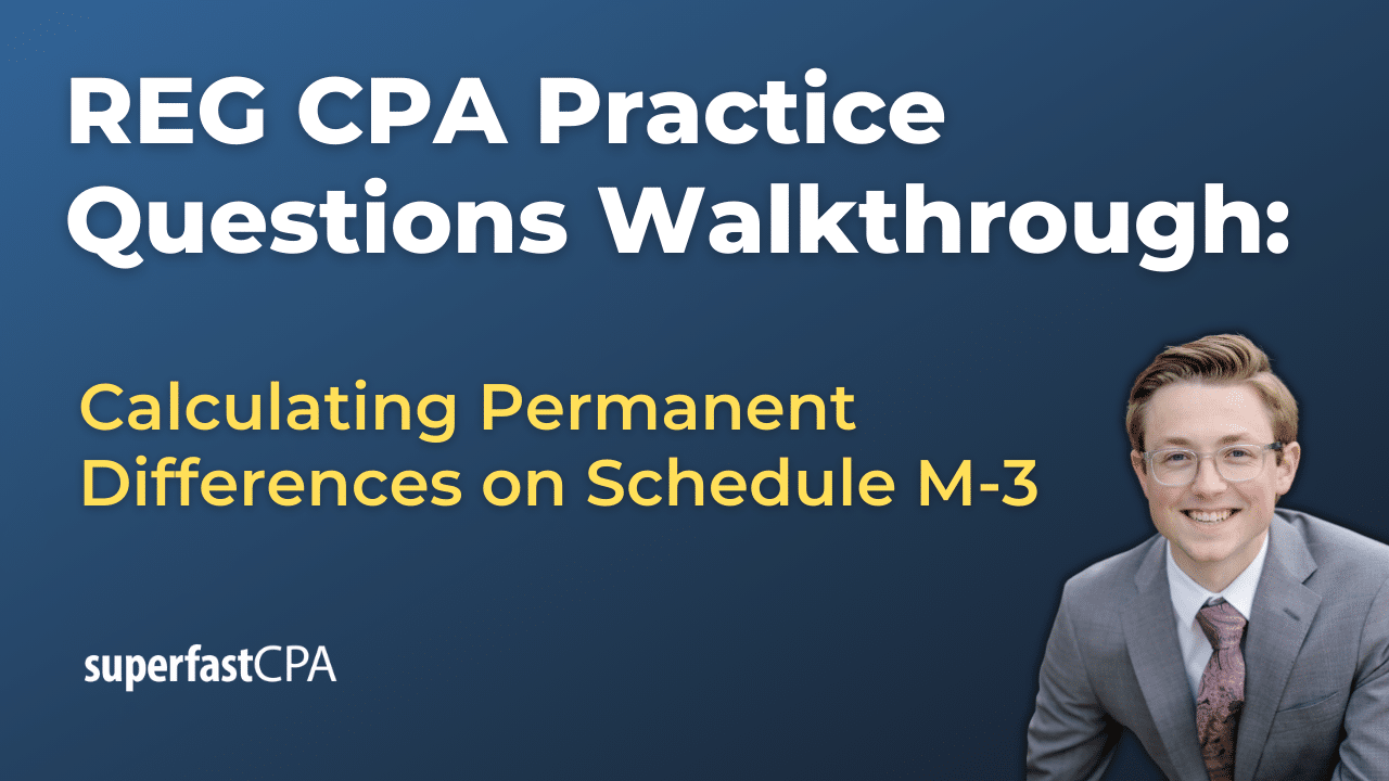 Calculating Permanent Differences on Schedule M-3