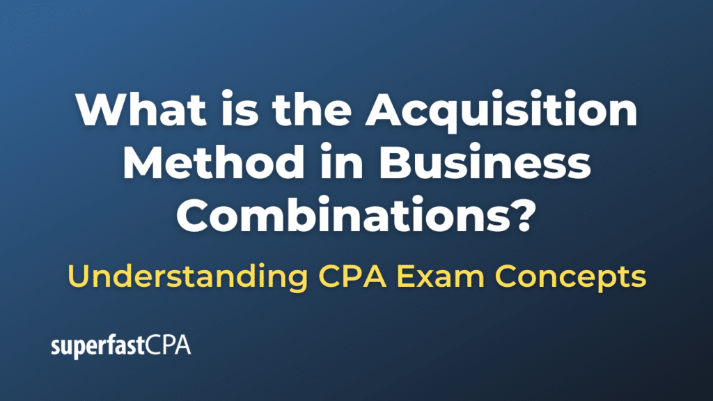 What is the Acquisition Method in Business Combinations