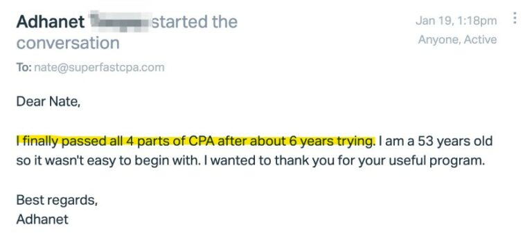 Original SuperfastCPA customer message 328