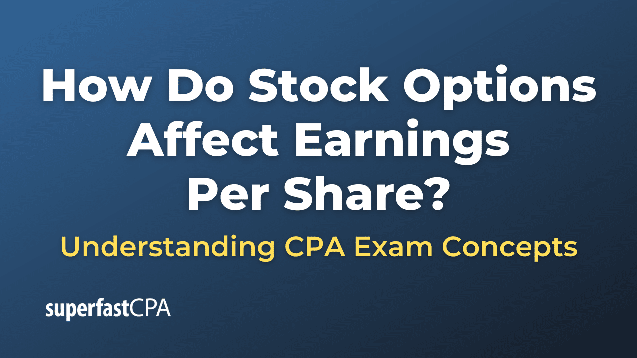 How Do Stock Options Affect Earnings Per Share