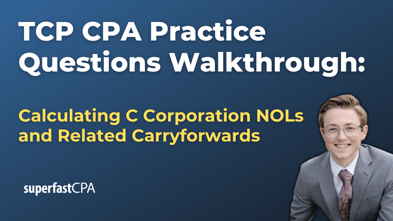Calculating C Corporation NOLs