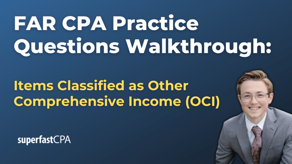 Items Classified as Other Comprehensive Income