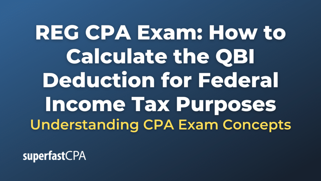 How to Calculate the QBI Deduction for Federal Income Tax Purposes