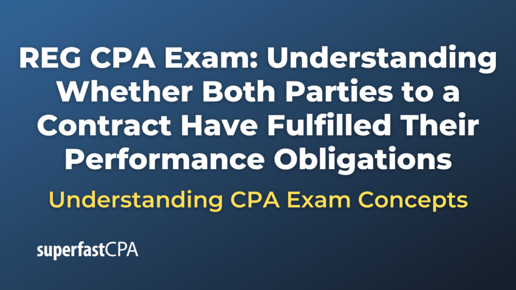 Understanding Whether Both Parties to a Contract Have Fulfilled Their Performance Obligations