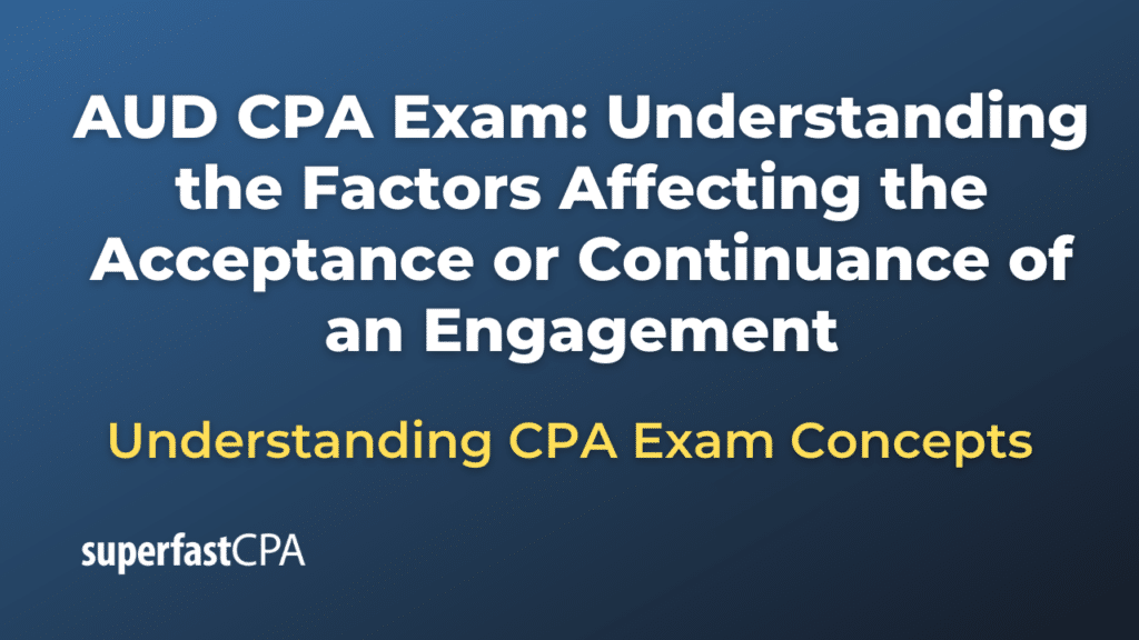 Understanding the Factors Affecting the Acceptance or Continuance of an Engagement
