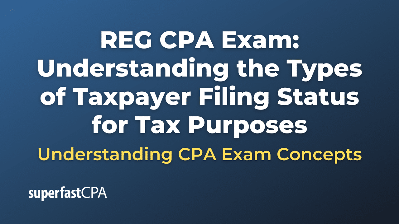 Understanding the Types of Taxpayer Filing Status for Tax Purposes