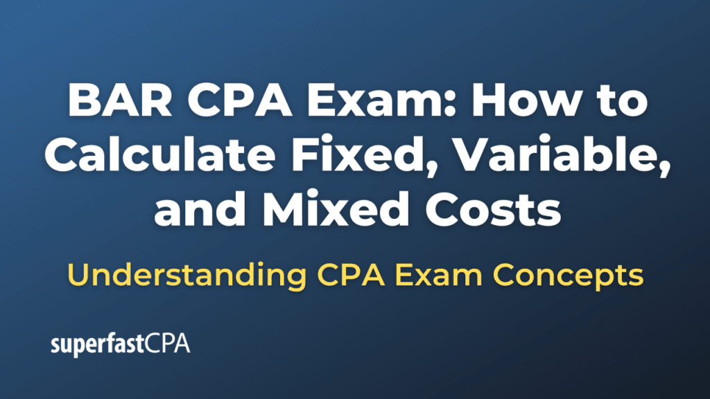 How to Calculate Fixed, Variable, and Mixed Costs