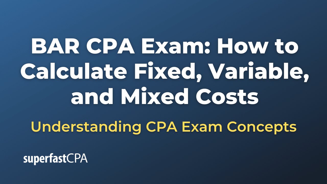 How to Calculate Fixed, Variable, and Mixed Costs