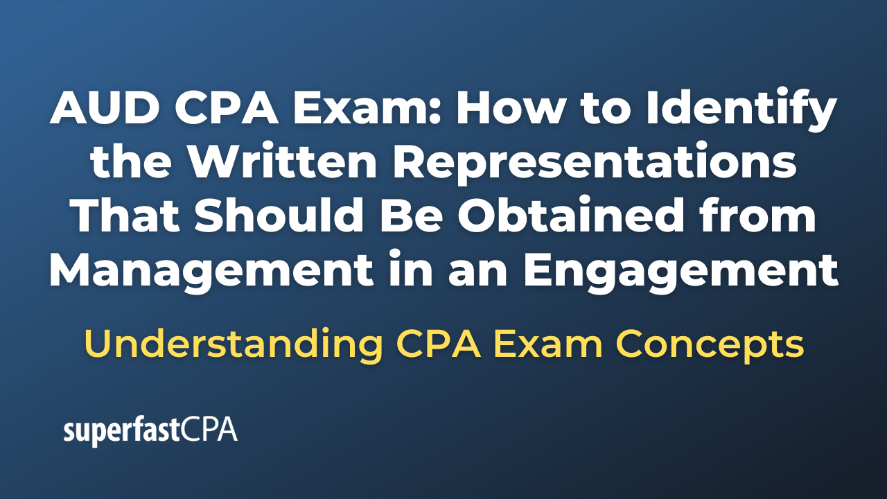 How to Identify the Written Representations That Should Be Obtained from Management in an Engagement
