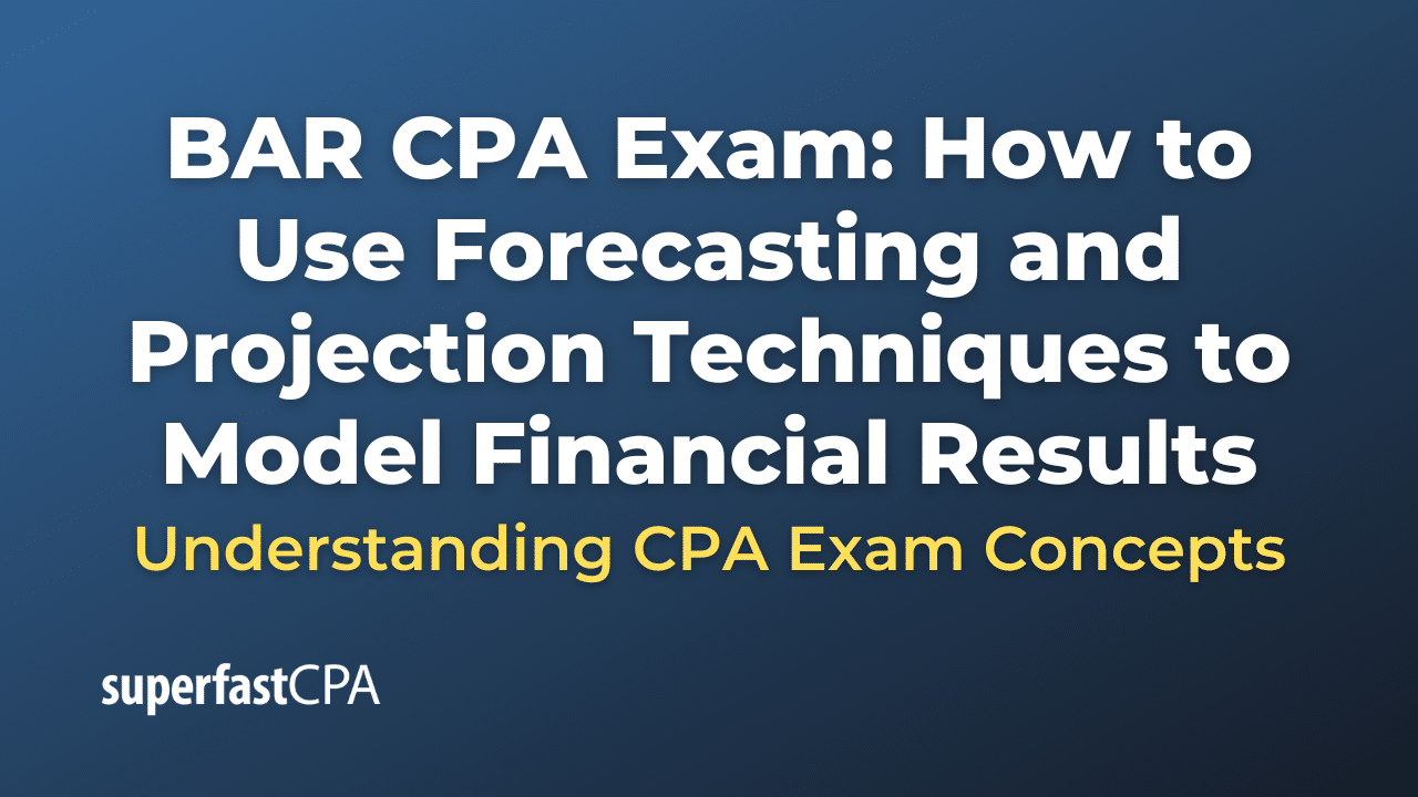 How to Use Forecasting and Projection Techniques to Model Financial Results
