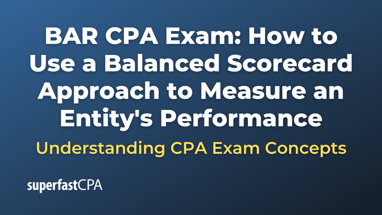 How to Use a Balanced Scorecard Approach to Measure an Entity's Performance