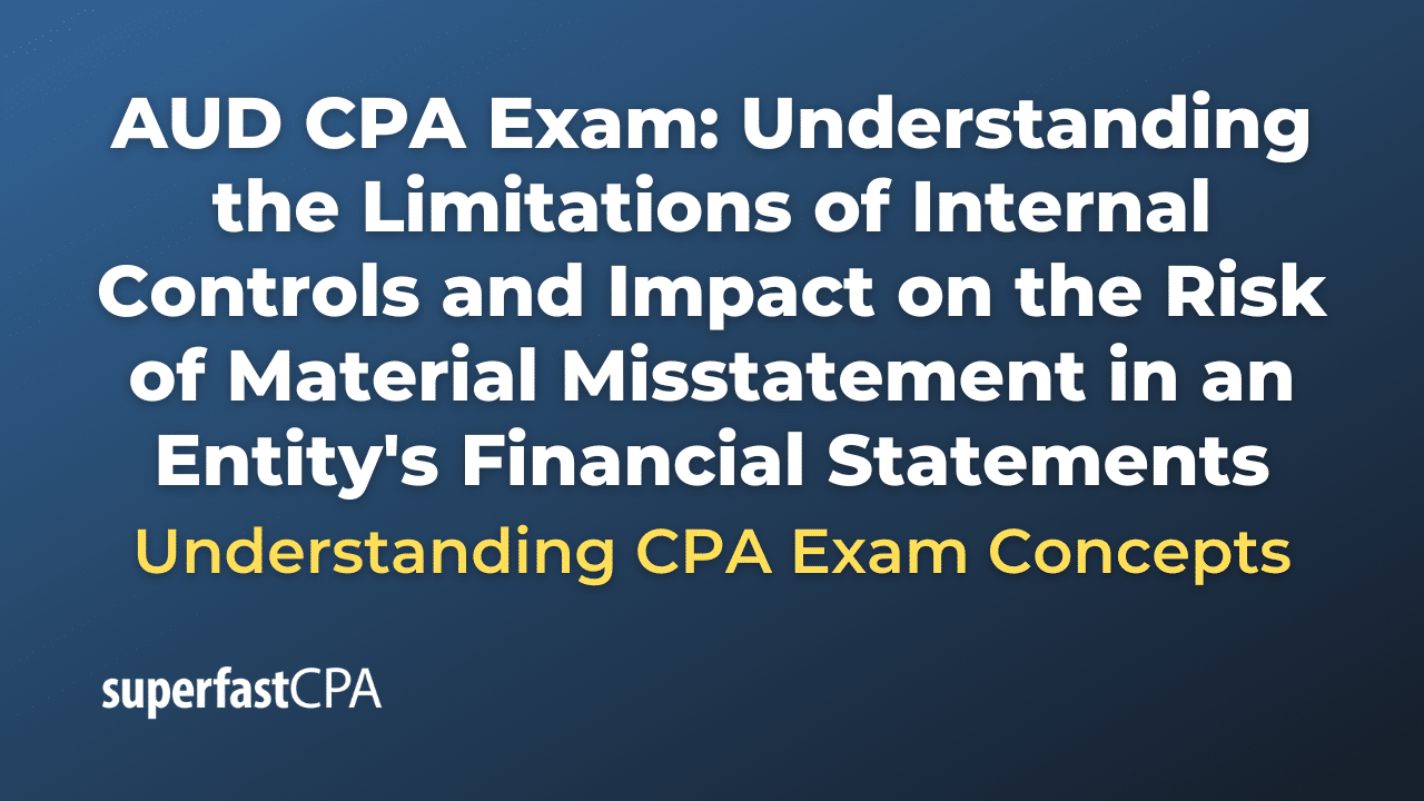 Understanding the Limitations of Internal Controls and Impact on the Risk of Material Misstatement in an Entity's Financial Statements