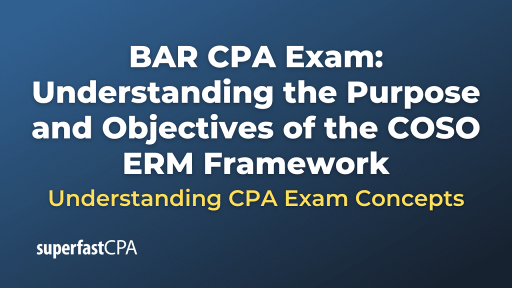 Understanding the Purpose and Objectives of the COSO ERM Framework