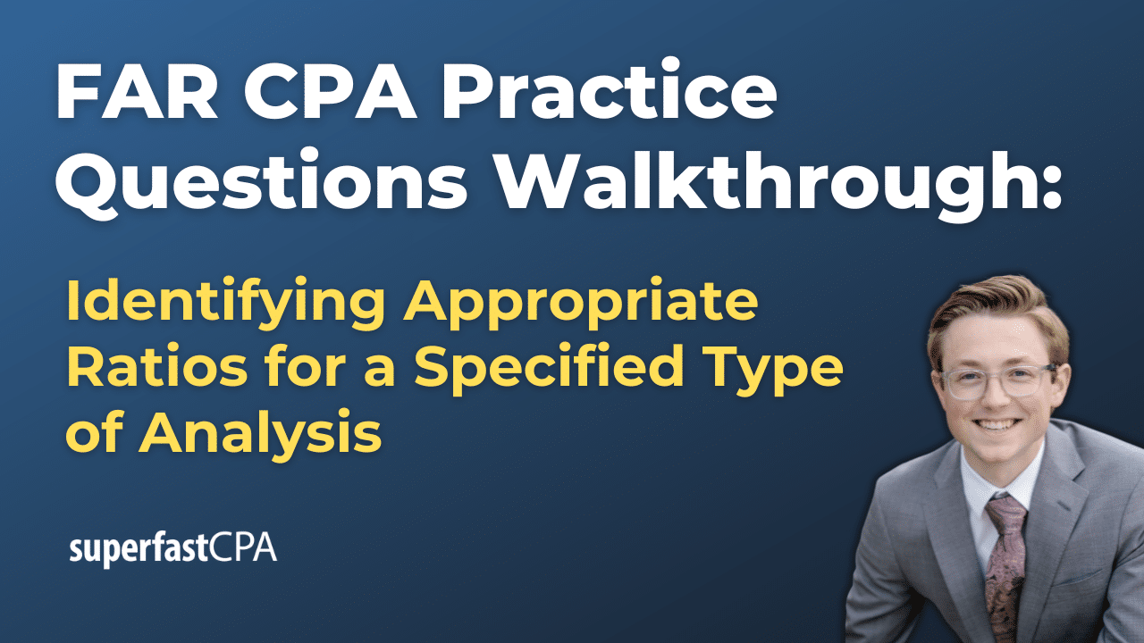Identifying Appropriate Ratios for a Specified Type of Analysis