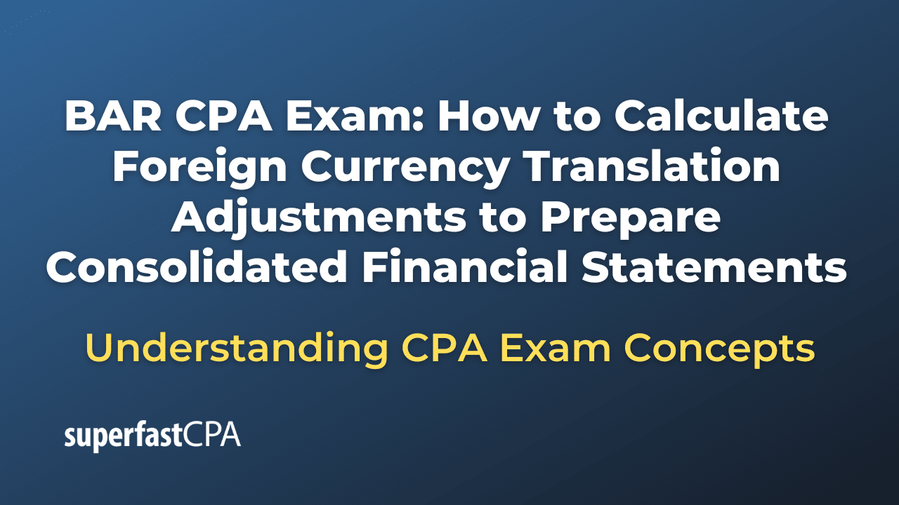 How to Calculate Foreign Currency Translation Adjustments to Prepare Consolidated Financial Statements