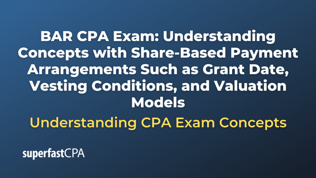 Understanding Concepts with Share-Based Payment Arrangements Such as Grant Date, Vesting Conditions, and Valuation Models