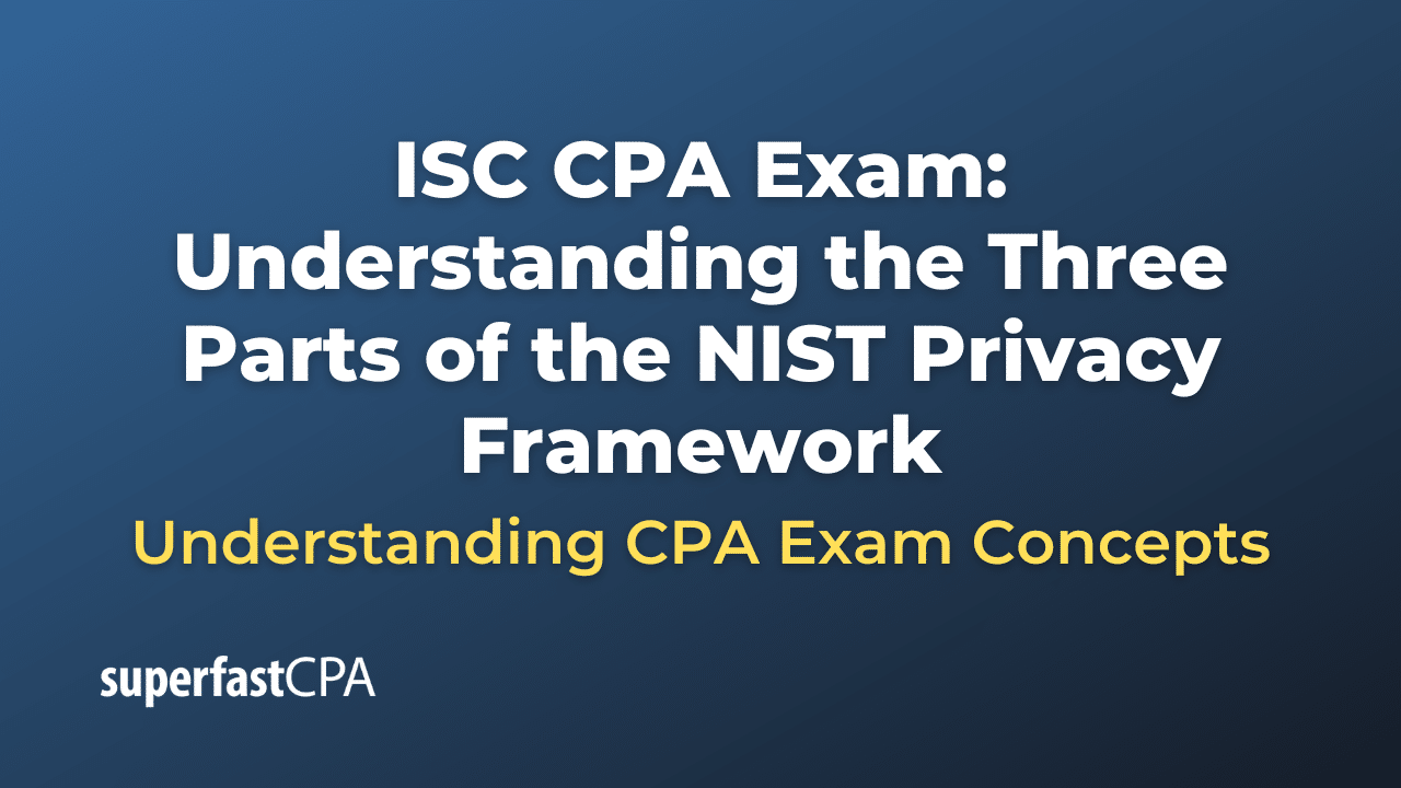 Understanding the Three Parts of the NIST Privacy Framework