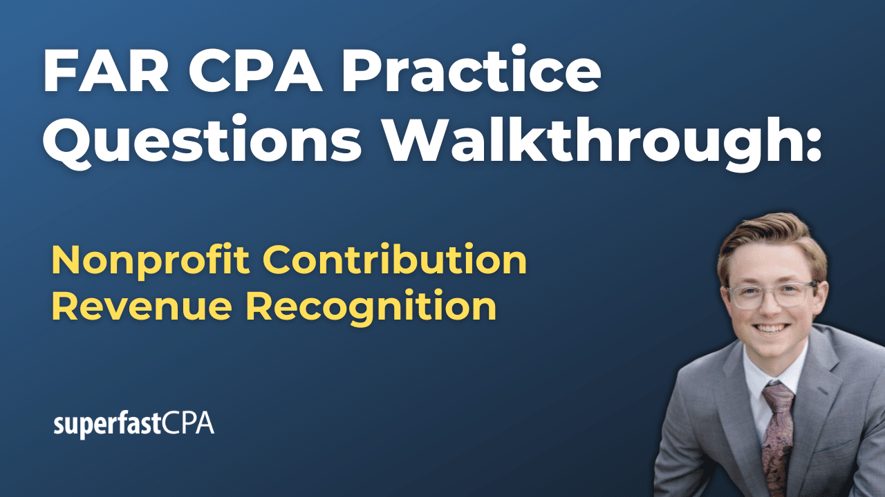 Nonprofit Contribution Revenue Recognition